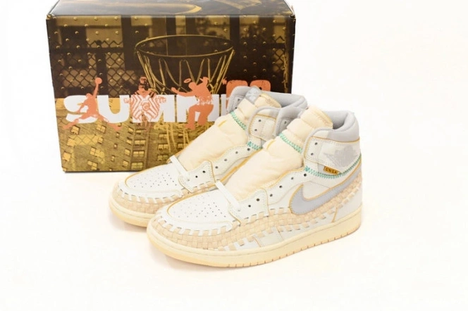Cheap MAX Woven Jordan Supply FD2565-100 High OG Beauty Sail Retro Bephie's Union SP 1 0721